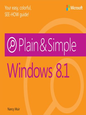 cover image of Windows 8.1 Plain & Simple
